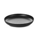 Set de 4 adelie assiette gourmande 27cm noir effet fonte